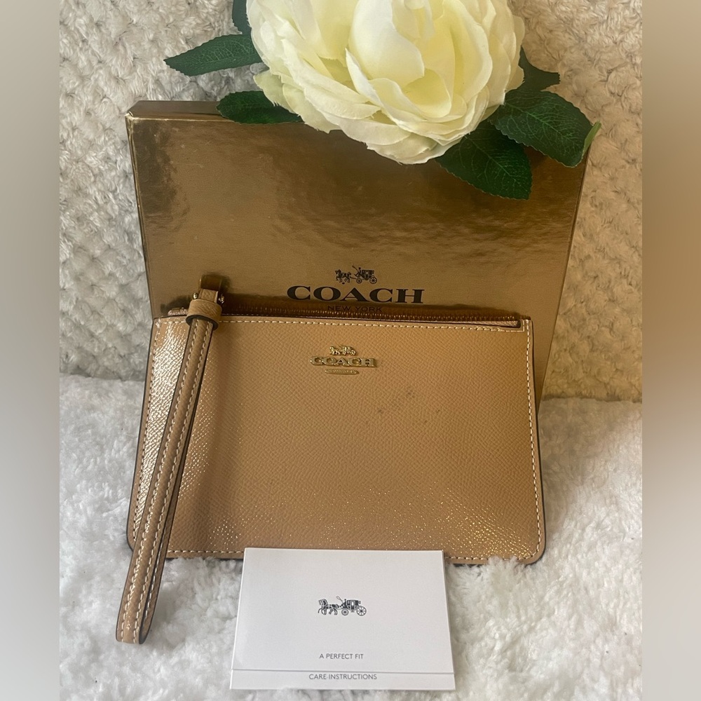 Sold! Coach Wristlet with Box